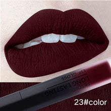 Load image into Gallery viewer, 24 Color Liquid Lipstick Matte Makeup Waterproof Red Lip Long Lasting Gloss Mate Black Lip Stick Matte Liquid Lipsticks