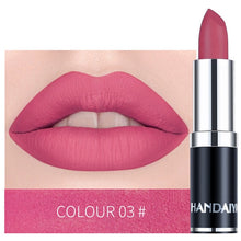 Load image into Gallery viewer, HANDAIYAN 12 Colors Velvet Matte Lipstick Waterproof Pigment Lipstick Long Lasting Lipstick Never Fade Lip Stick Makeup TSLM2