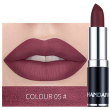 Load image into Gallery viewer, HANDAIYAN 12 Colors Velvet Matte Lipstick Waterproof Pigment Lipstick Long Lasting Lipstick Never Fade Lip Stick Makeup TSLM2