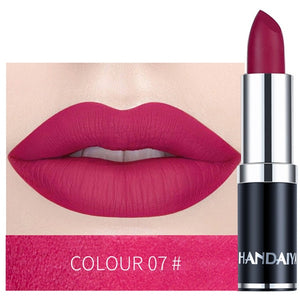 HANDAIYAN 12 Colors Velvet Matte Lipstick Waterproof Pigment Lipstick Long Lasting Lipstick Never Fade Lip Stick Makeup TSLM2