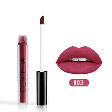 Load image into Gallery viewer, COSCELIA 15 Colors Waterproof Matte Lipstick Red Lip Long Lasting Lipstick Matte For Makeup Red Lip Matte Long Lasting Gift