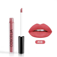 Load image into Gallery viewer, COSCELIA 15 Colors Waterproof Matte Lipstick Red Lip Long Lasting Lipstick Matte For Makeup Red Lip Matte Long Lasting Gift