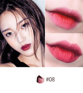 Fashion Korean Bite Lipstick V Cutting Two Tone Tint Silky Long Lasting Moisturzing Nourishing Lipstick Balm Lip Cosmetic Makeup