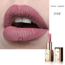 Load image into Gallery viewer, Pudaier Matte Lipstick Waterproof Lip Makeup 26Colors Long Lasting Moisturizer Lip Tint Black Pigment Sexy rouge a levre mat