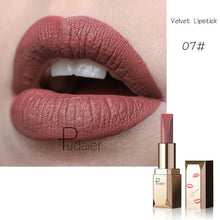 Load image into Gallery viewer, Pudaier Matte Lipstick Waterproof Lip Makeup 26Colors Long Lasting Moisturizer Lip Tint Black Pigment Sexy rouge a levre mat