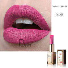 Load image into Gallery viewer, Pudaier Matte Lipstick Waterproof Lip Makeup 26Colors Long Lasting Moisturizer Lip Tint Black Pigment Sexy rouge a levre mat