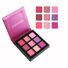 Load image into Gallery viewer, Beauty Glazed 9-Colors Matte Palette Eyeshadow Waterproof Nude Pressed Glitter Makeup Eyeshadow Palette Paleta De Sombra TSLM2