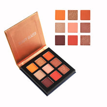 Load image into Gallery viewer, Beauty Glazed 9-Colors Matte Palette Eyeshadow Waterproof Nude Pressed Glitter Makeup Eyeshadow Palette Paleta De Sombra TSLM2