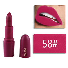 Load image into Gallery viewer, Miss Rose Nude Lipstick 22 colors Waterproof Vampire Brown Beauty Baby Lips Batom Matte lipstick Makeup Tats Eugenie Margherita