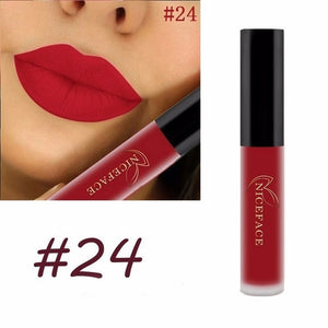 24 Color Liquid Lipstick Matte Long Lasting Makeup Lips Red Matt Nude Gloss Cosmetics Waterproof Matte Lipsticks