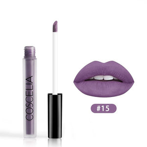 COSCELIA Matte Lipstick Waterproof Makeup Lip Gloss Lip Stick Top Quality Long Lasting Lipgloss Sexy Cosmetics Lips