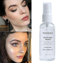 Load image into Gallery viewer, PHOERA 1pc Matte Lasting Transparent Makeup Basic Spray 50ml Oil Control Natural Long Lasting Fix Foundation Spray Primer TSLM1