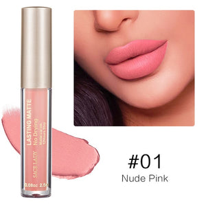 Make Up Waterproof Nude Lipstick Long Lasting Liquid Matte Lipstick Kit Lip Gloss Cosmetics Lipgloss Lip Makeup YF2018