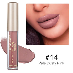 Make Up Waterproof Nude Lipstick Long Lasting Liquid Matte Lipstick Kit Lip Gloss Cosmetics Lipgloss Lip Makeup YF2018