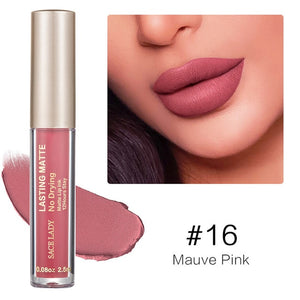 Make Up Waterproof Nude Lipstick Long Lasting Liquid Matte Lipstick Kit Lip Gloss Cosmetics Lipgloss Lip Makeup YF2018