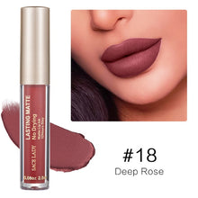 Load image into Gallery viewer, Make Up Waterproof Nude Lipstick Long Lasting Liquid Matte Lipstick Kit Lip Gloss Cosmetics Lipgloss Lip Makeup YF2018