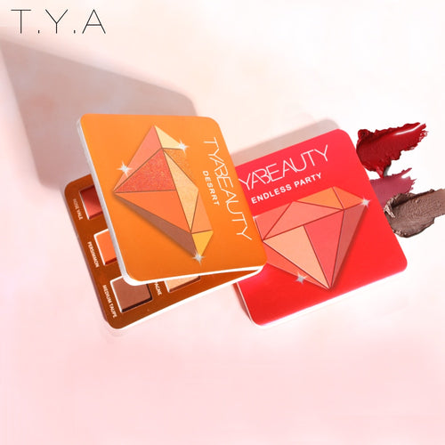 TYA 2019 Matte Eyeshadow Palette Nude Minerals Professional Eye Shadow Powder Pigment Cosmetic Waterproof Matte Makeup Eyeshadow