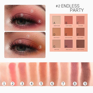 TYA 2019 Matte Eyeshadow Palette Nude Minerals Professional Eye Shadow Powder Pigment Cosmetic Waterproof Matte Makeup Eyeshadow