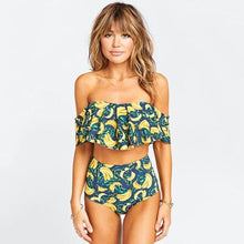 Load image into Gallery viewer, Sexy Printed Women Swimwear Flora Push Up Bekini Women Swimming Wear