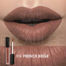 Load image into Gallery viewer, FOCALLURE Lipstick Lip Makeup Long Lasting Pigment Nude Gold Metallic Lipgloss Matte Liquid Velvet Metal Lipstick 25 Colors