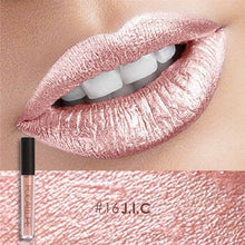 Load image into Gallery viewer, FOCALLURE Lipstick Lip Makeup Long Lasting Pigment Nude Gold Metallic Lipgloss Matte Liquid Velvet Metal Lipstick 25 Colors