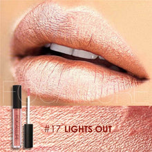 Load image into Gallery viewer, FOCALLURE Lipstick Lip Makeup Long Lasting Pigment Nude Gold Metallic Lipgloss Matte Liquid Velvet Metal Lipstick 25 Colors