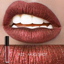 Load image into Gallery viewer, FOCALLURE Lipstick Lip Makeup Long Lasting Pigment Nude Gold Metallic Lipgloss Matte Liquid Velvet Metal Lipstick 25 Colors