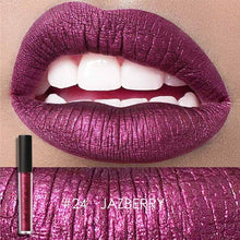 Load image into Gallery viewer, FOCALLURE Lipstick Lip Makeup Long Lasting Pigment Nude Gold Metallic Lipgloss Matte Liquid Velvet Metal Lipstick 25 Colors