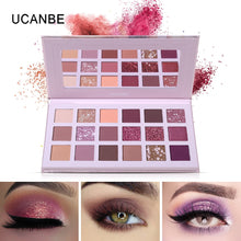 Load image into Gallery viewer, Ucanbe 18 Colors Nude Matte Eyeshadow Aromas Palette Brighten Glitter Long-lasting Shimmer Eye Shadow Waterproof Cosmetics TSLM2