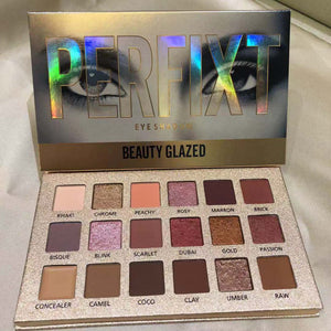 BEAUTY GLAZED Makeup 18 Color Nude Eyeshadow Pallete Waterproof Eyeshadow Palette Make up Brush Eye shadow Palette Cosmetics