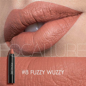 FOCALLURE 19 Colors Matte Lipsticks Waterproof Matte Lipstick Lip Sticks Cosmetic Easy to Wear Matte Batom Makeup Lipstick