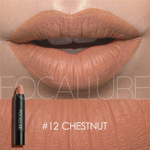 FOCALLURE 19 Colors Matte Lipsticks Waterproof Matte Lipstick Lip Sticks Cosmetic Easy to Wear Matte Batom Makeup Lipstick