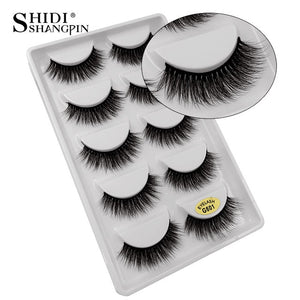 3D Eyelashes Hand made Reusable Natural Long Eyelashes 3D Mink Lashes Soft Dramatic Eye lashes For Makeup Cilios Mink Maquiagem