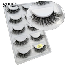 Load image into Gallery viewer, 3D Eyelashes Hand made Reusable Natural Long Eyelashes 3D Mink Lashes Soft Dramatic Eye lashes For Makeup Cilios Mink Maquiagem