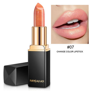 HANDAIYAN Brand Makeup Chameleon Lipstick Long Lasting Pearly Lip Gloss Fashion Lip Stick Red Velvet maquiagem TSLM2