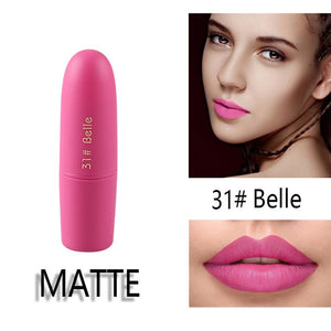 MISS ROSE Lipstick Matte  Waterproof Nutritious  25 Colors Easy to Wear Lipstick Long Lasting Lips Makeup kyliejenner lipstick