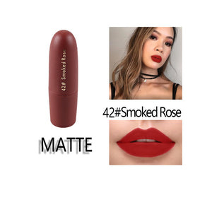 MISS ROSE Lipstick Matte  Waterproof Nutritious  25 Colors Easy to Wear Lipstick Long Lasting Lips Makeup kyliejenner lipstick