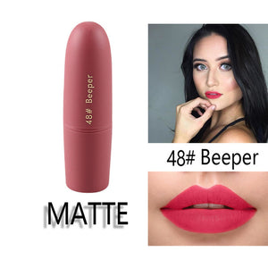 MISS ROSE Lipstick Matte  Waterproof Nutritious  25 Colors Easy to Wear Lipstick Long Lasting Lips Makeup kyliejenner lipstick