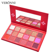 Load image into Gallery viewer, High quality Blood Red Matte Natural Eye Pearlescent Matte makeup girl Sugar 18 Color Palette 24 K Skin Forst Pro Palette