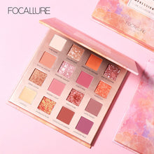 Load image into Gallery viewer, FOCALLURE Glitter Eyeshadow Pallete 16 Colors Shadows Palette Cosmetics Shimmer Diamond Eye Make Up Eye Shadow