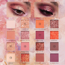 Load image into Gallery viewer, FOCALLURE Glitter Eyeshadow Pallete 16 Colors Shadows Palette Cosmetics Shimmer Diamond Eye Make Up Eye Shadow