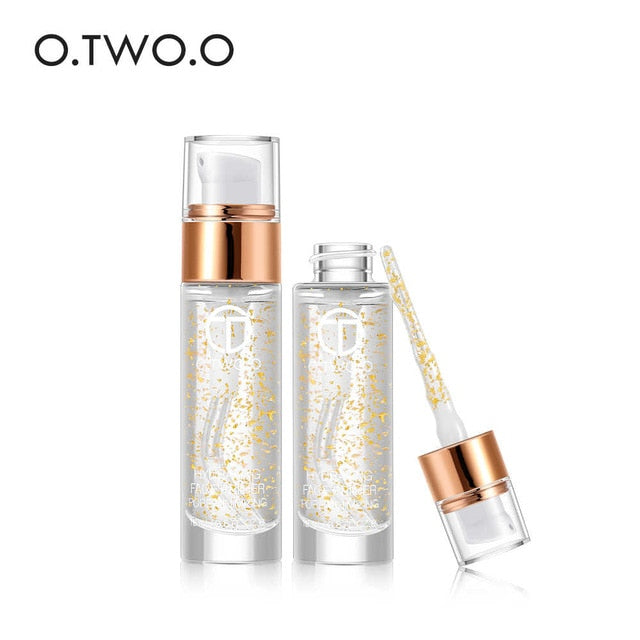 O.TWO.O Professional 24k Rose Gold Elixir Makeup Primer Anti-Aging Moisturizer Face Care Essential Oil Makeup Base Liquid 18ml