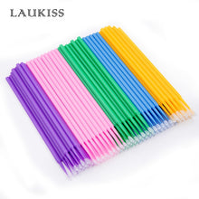 Load image into Gallery viewer, 500pcs/lot Micro Brushes Make Up Eyelash Extension Disposable Eye Lash Glue Cleaning Brushes Free Applicator Sticks Makeup Tools