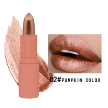 Load image into Gallery viewer, MK Waterproof Long Lasting Metallic Matte Lipstick 16 Colors Lips Makeup Cosmetics Shimmer Velvety Lipgloss Matte Lipstick Batom