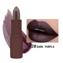 Load image into Gallery viewer, MK Waterproof Long Lasting Metallic Matte Lipstick 16 Colors Lips Makeup Cosmetics Shimmer Velvety Lipgloss Matte Lipstick Batom