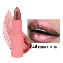 Load image into Gallery viewer, MK Waterproof Long Lasting Metallic Matte Lipstick 16 Colors Lips Makeup Cosmetics Shimmer Velvety Lipgloss Matte Lipstick Batom