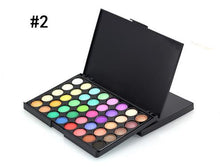 Load image into Gallery viewer, 40 Colors Matte Shimmer Eyeshadow Makeup Palette Warm Earth Color Eye Shadow Pallete Long Lasting Easywear Eyes Makeup