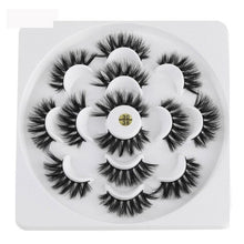 Load image into Gallery viewer, 7 Pairs 3D Mink Hair False Eyelashes 25mm Lashes Thick Long Wispy Fluffy Handmade Cruelty-free Mink Eyelash Makeup Tools