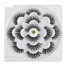 Load image into Gallery viewer, 7 Pairs 3D Mink Hair False Eyelashes 25mm Lashes Thick Long Wispy Fluffy Handmade Cruelty-free Mink Eyelash Makeup Tools