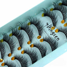 Load image into Gallery viewer, 10 Pairs 3D Soft Faux Mink Hair False Eyelashes Natural Messy Eyelash Crisscross Wispy Fluffy Lashes Extension Eye Makeup Tools